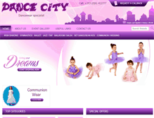 Tablet Screenshot of dancecity.ie